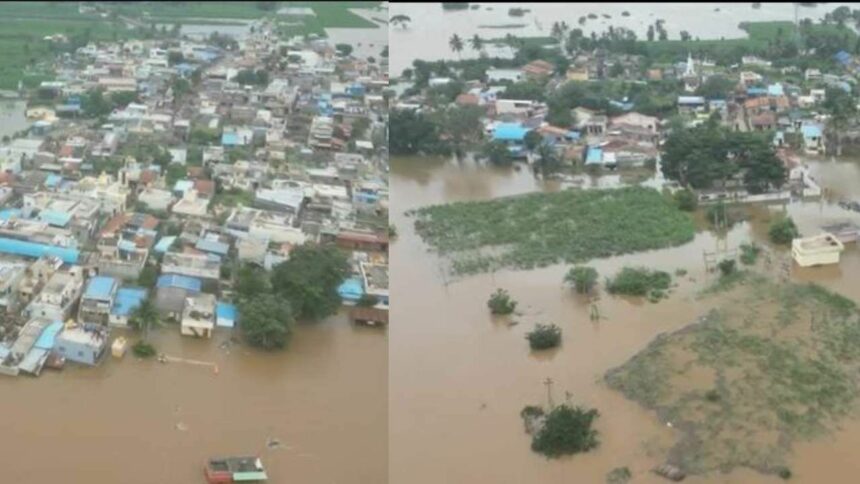 बेळगावात एक हजाराहून अधिक कुटुंबे पुरामुळे बाधित झाली