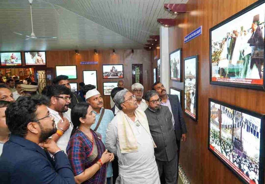 बेळगाव येथील काँग्रेस अधिवेशनच्या शताब्दी कार्यक्रमांच्या तयारीची मुख्यमंत्र्यांनी केली पाहणी